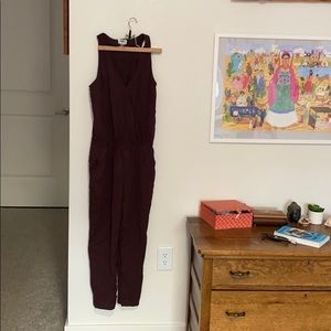 Old Navy Maroon Jumpsuit